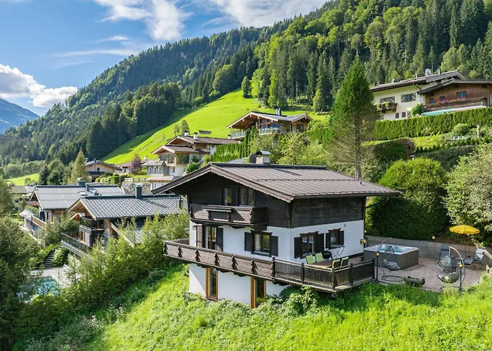 Horská chata Moralee Kitzbuehel, Whirlpool & Alpenblick